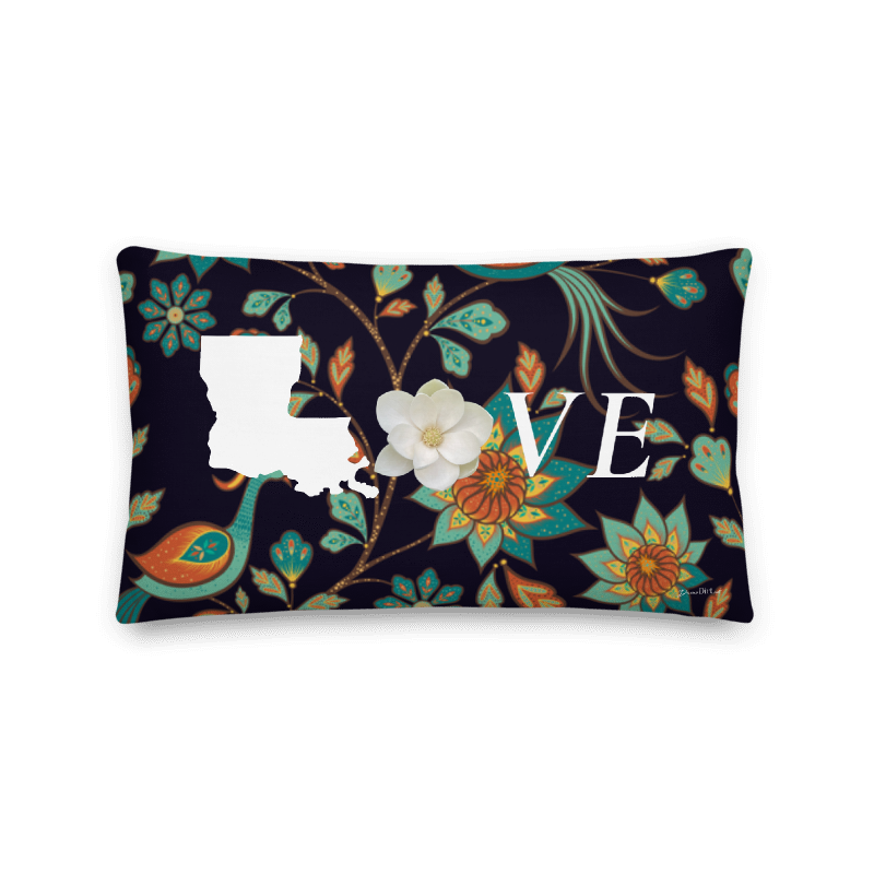 Love Louisiana Premium Pillow