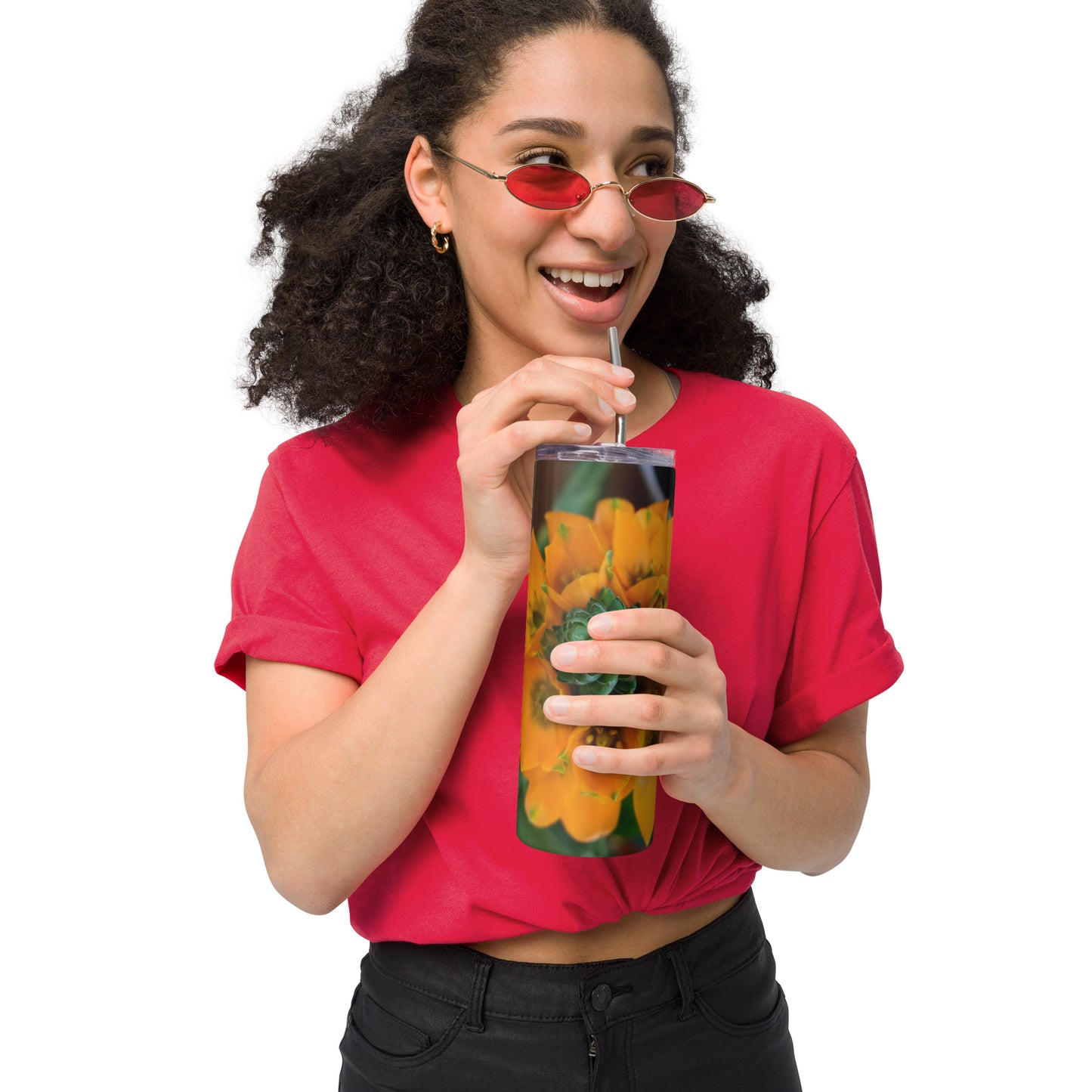 Orange Star Stainless steel tumbler