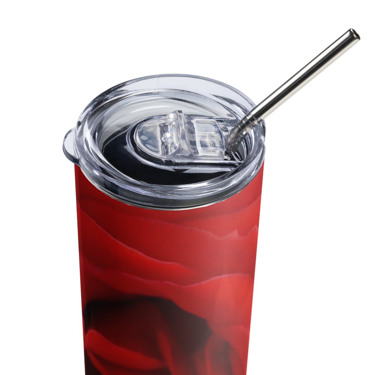Red Rose Stainless steel tumbler