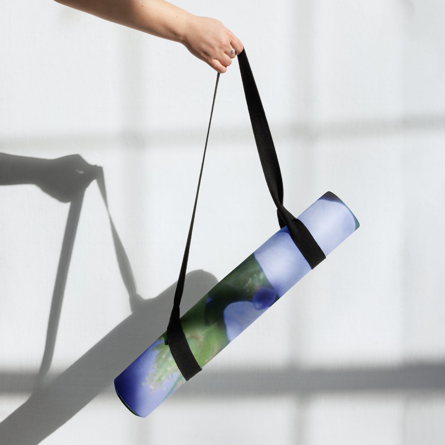 Blue Plumbago Yoga mat