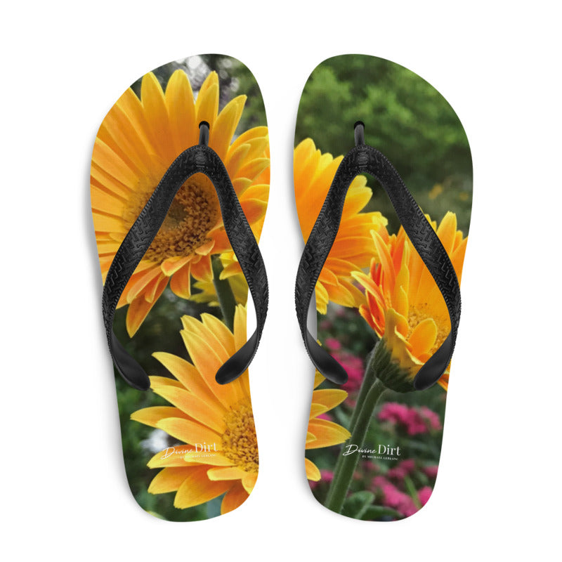 Gerbera Daisy 'Perspective' Flip-Flops