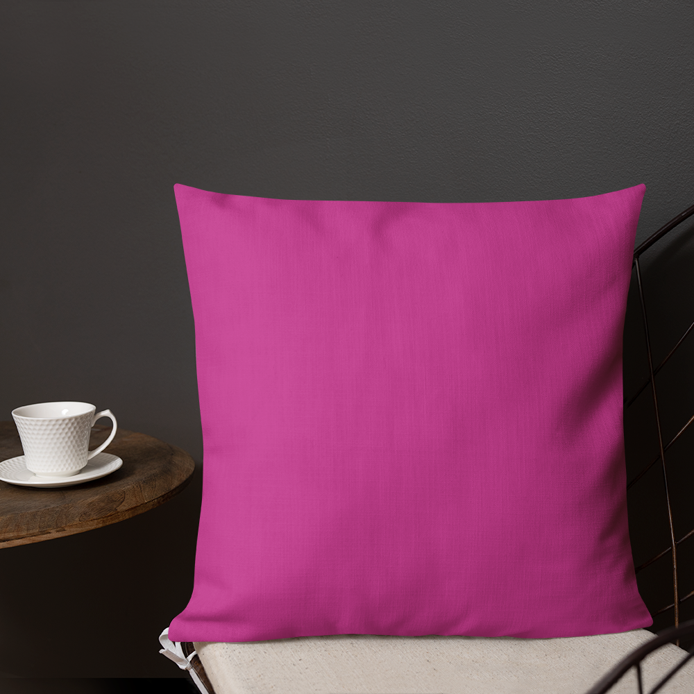 Pink Carnations Premium Pillow 18x18