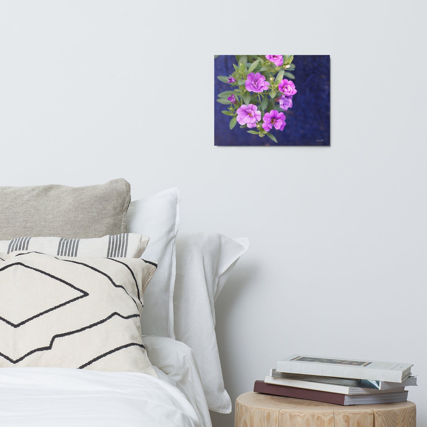 Metal Print! Purple Petunias. 14x11