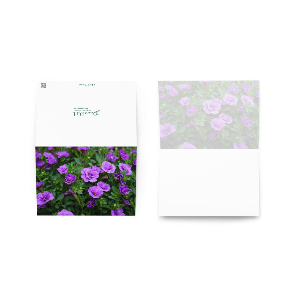 Purple Petunias Double