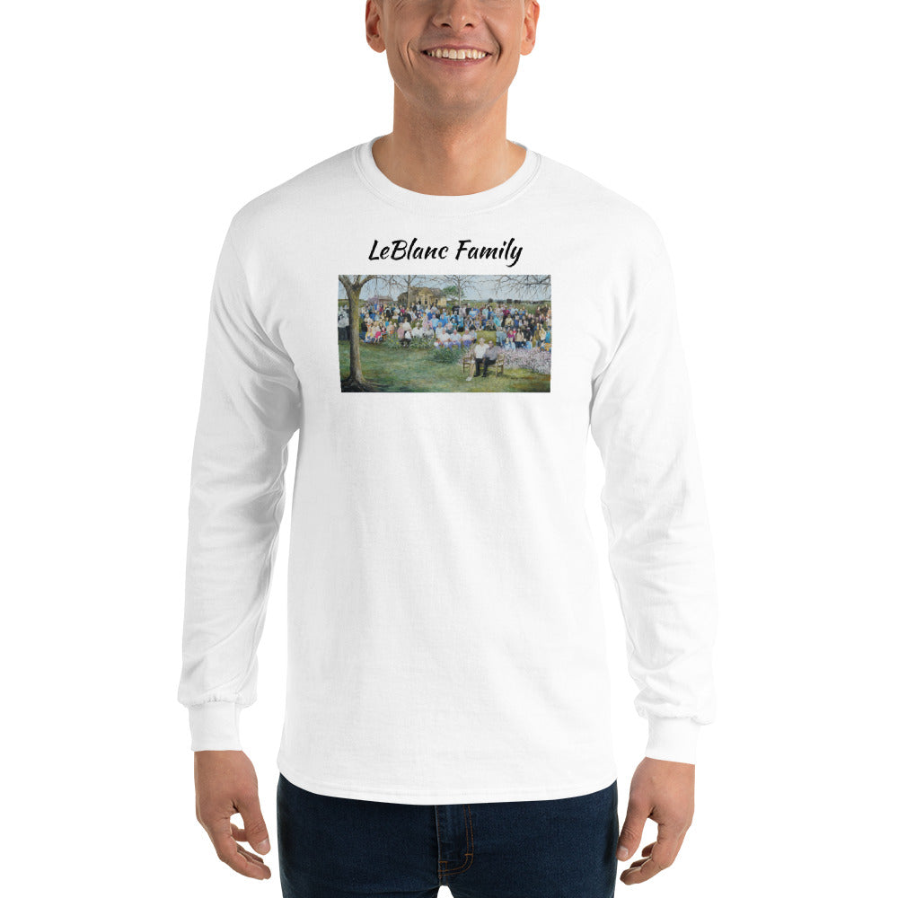 LeBlanc Family Long Sleeve Shirt in White