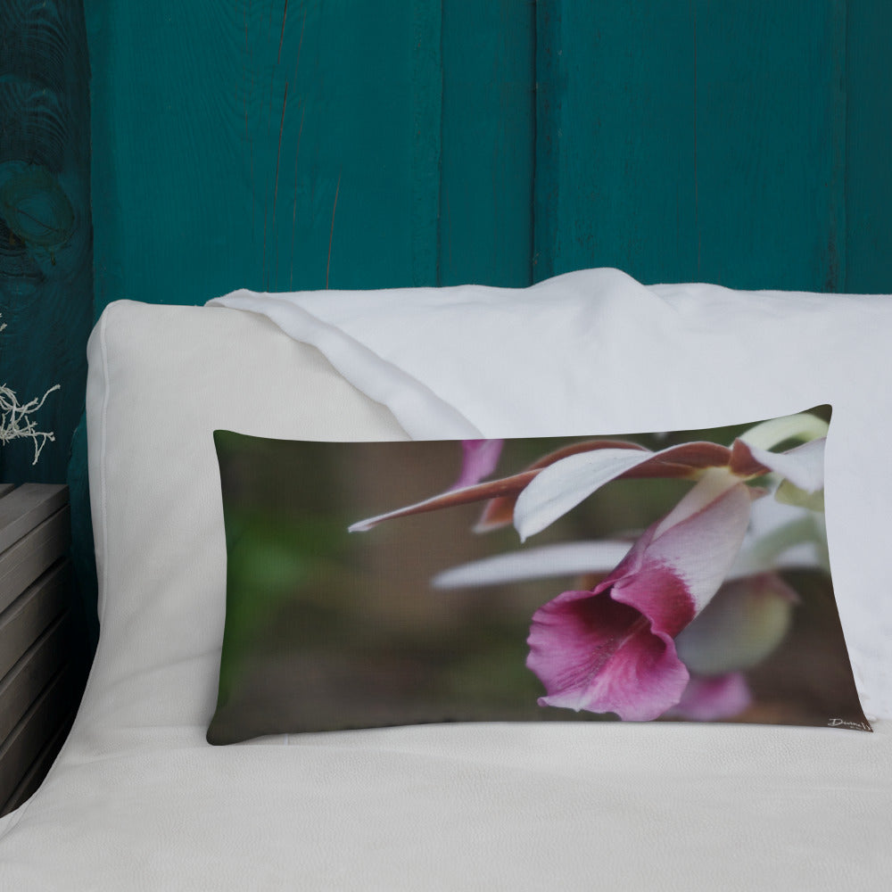 Nun's Cap Premium Pillow with Pink Back