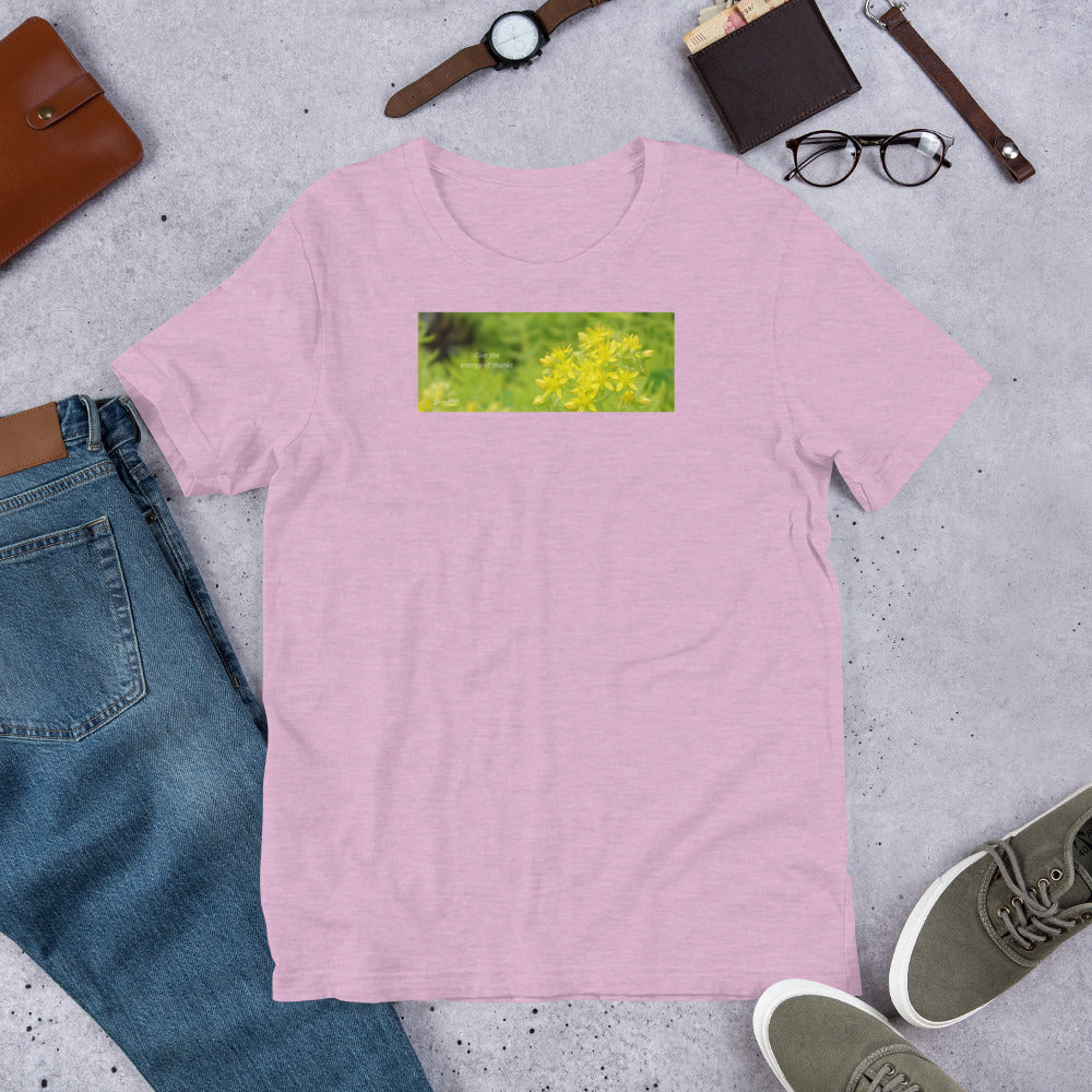Sedum Angelina Stonecrop "Give the energy of thanks" Unisex T-Shirt