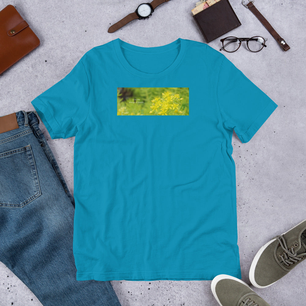 Sedum Angelina Stonecrop "Give the energy of thanks" Unisex T-Shirt