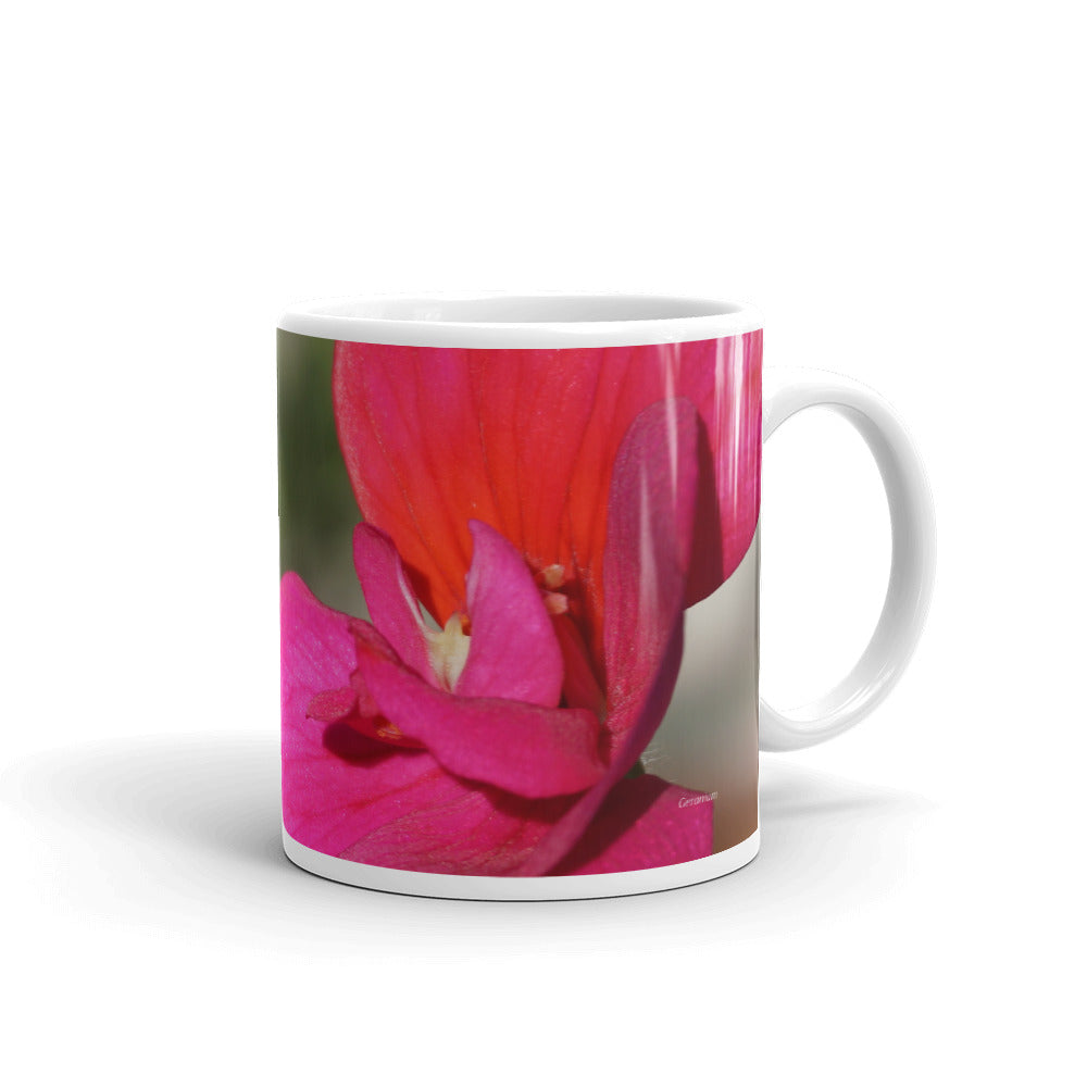 Pink Geranium without a message