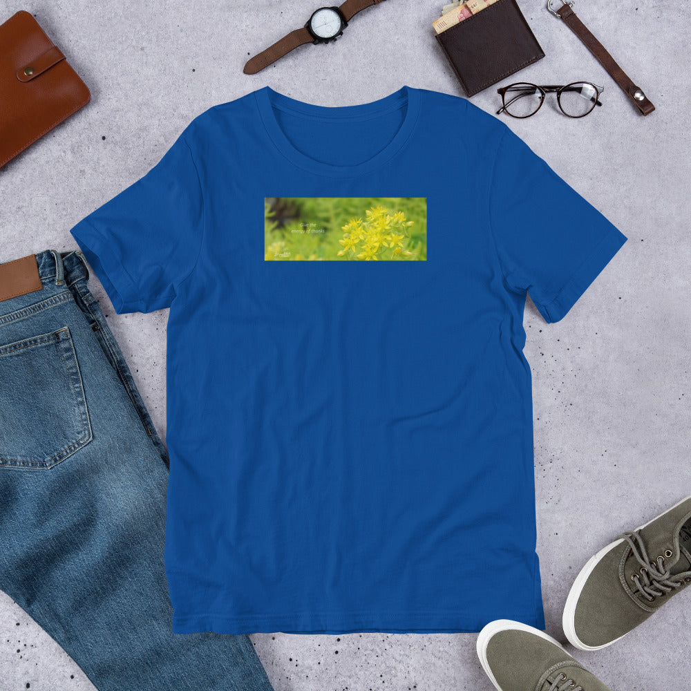 Sedum Angelina Stonecrop "Give the energy of thanks" Unisex T-Shirt