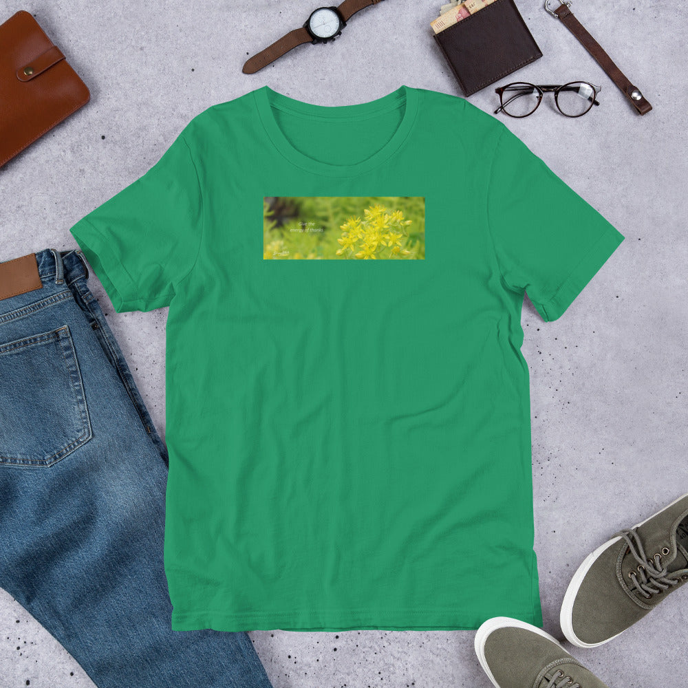 Sedum Angelina Stonecrop "Give the energy of thanks" Unisex T-Shirt