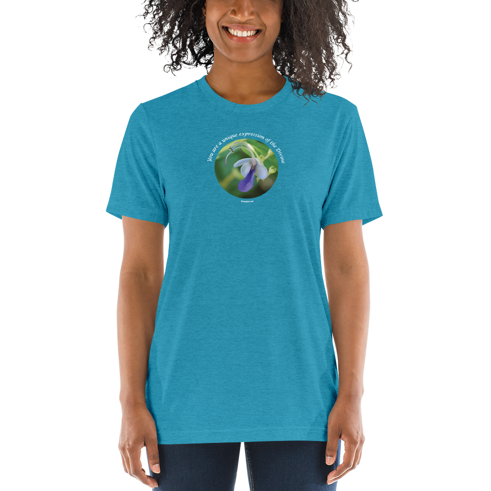 You are a unique expression of the Divine_Unisex Tri-Blend T-Shirt | Bella + Canvas 3413