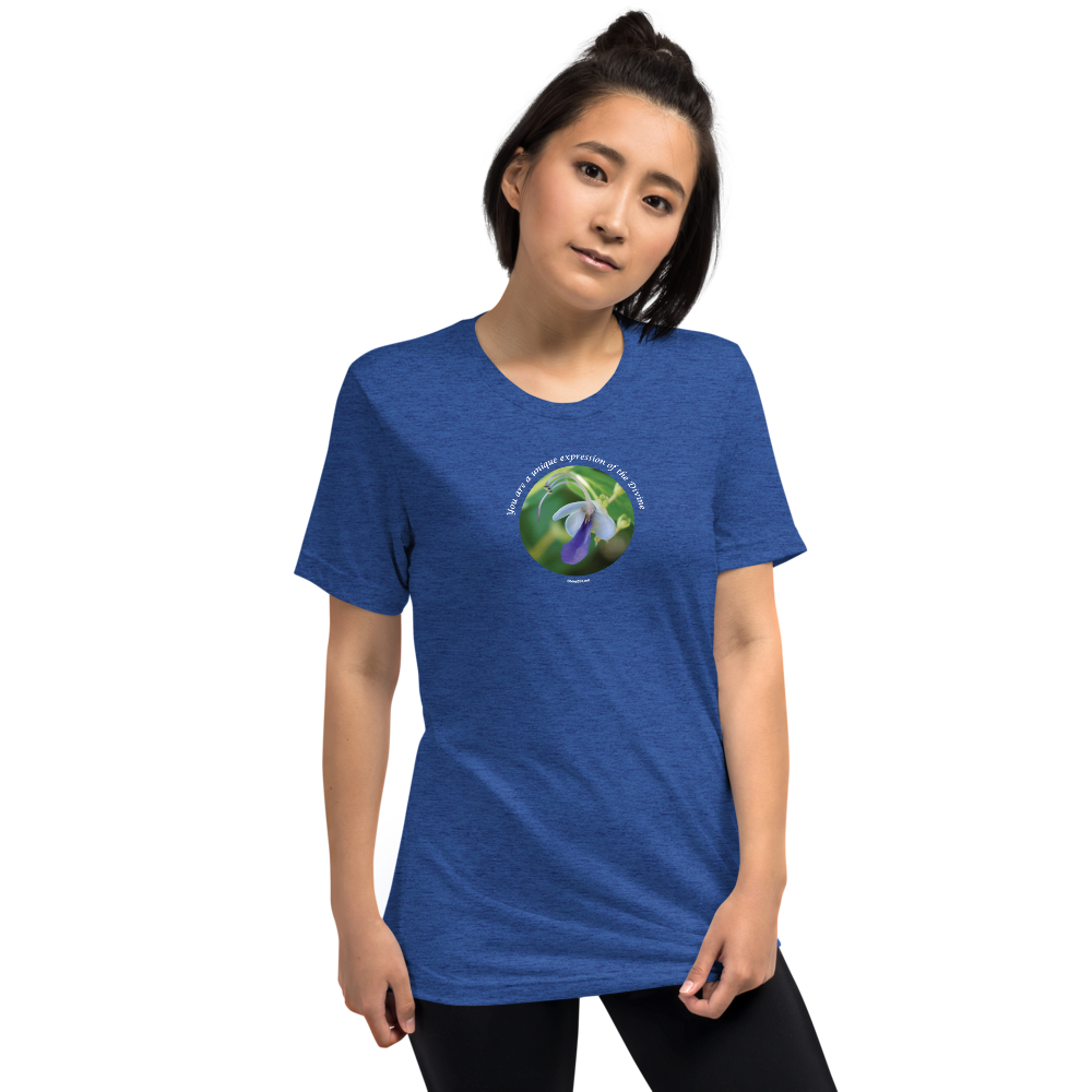 You are a unique expression of the Divine_Unisex Tri-Blend T-Shirt | Bella + Canvas 3413