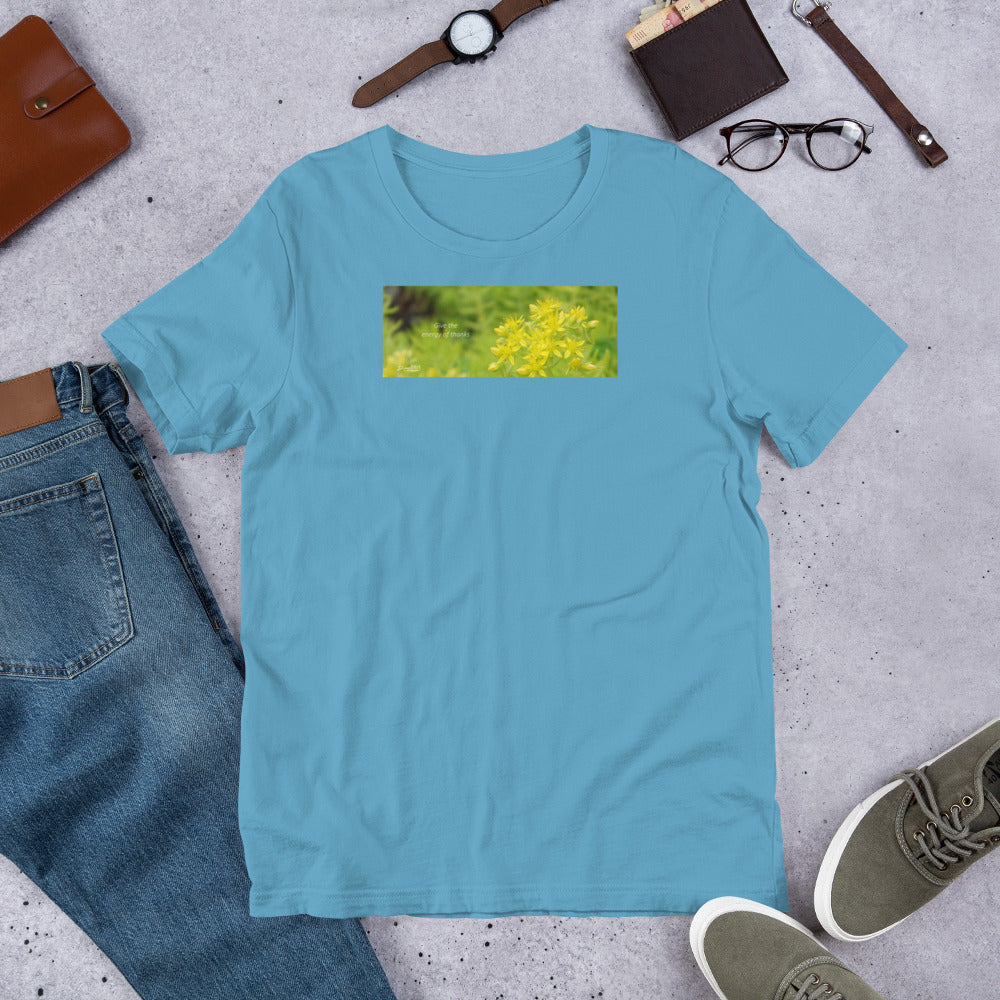 Sedum Angelina Stonecrop "Give the energy of thanks" Unisex T-Shirt