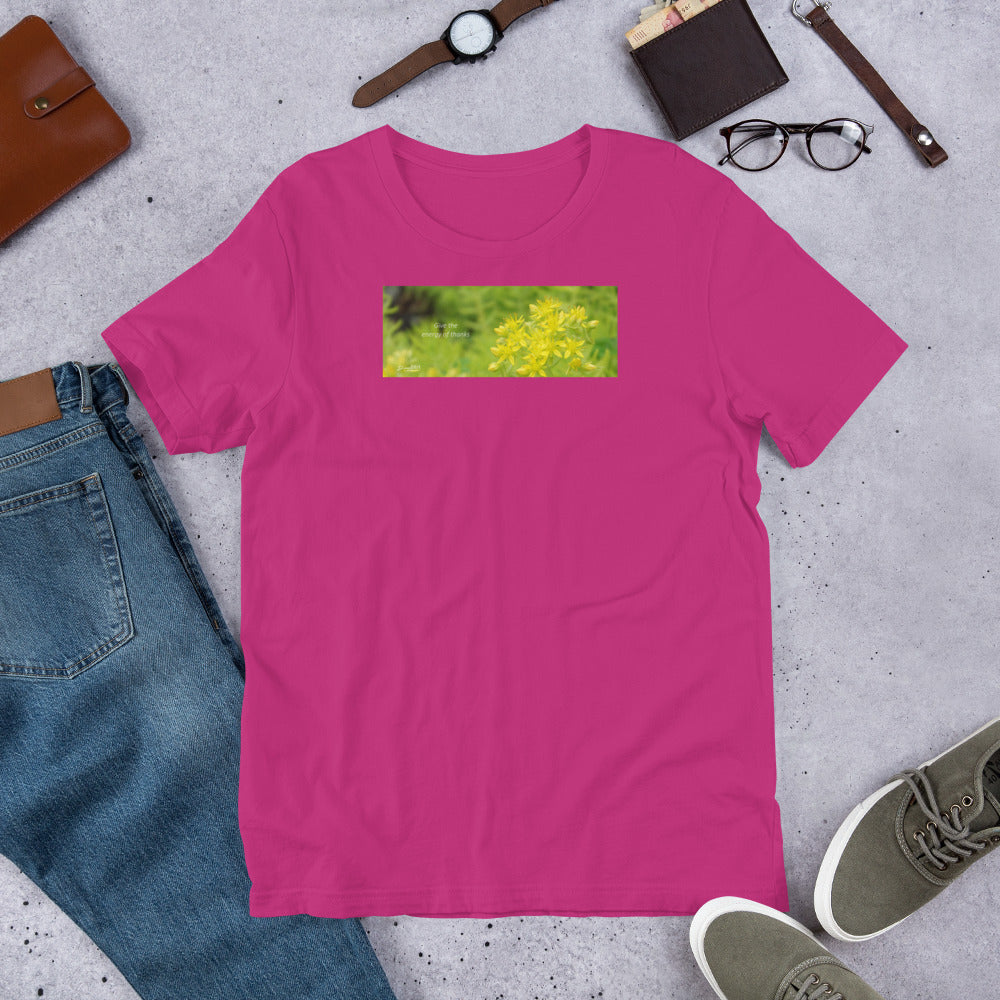 Sedum Angelina Stonecrop "Give the energy of thanks" Unisex T-Shirt