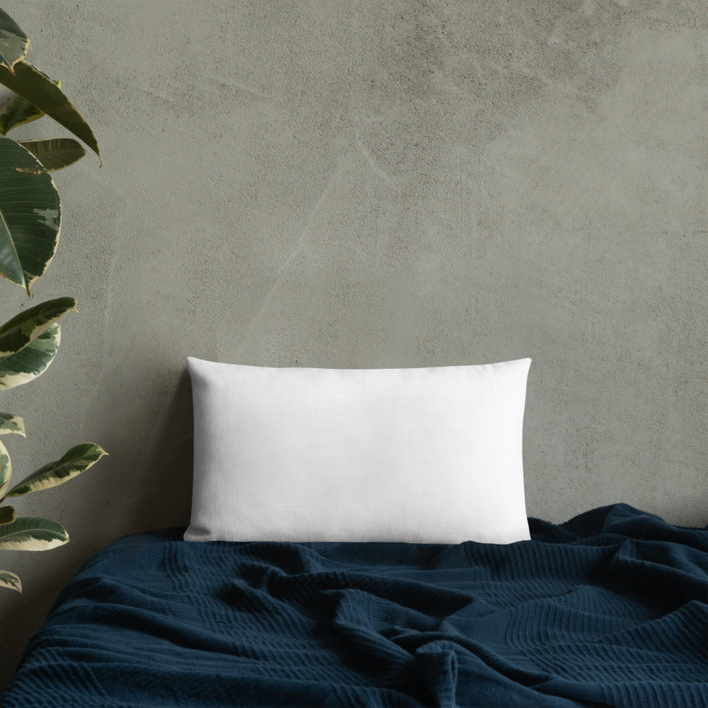 Orange Kalanchoe Premium Pillow 20x12