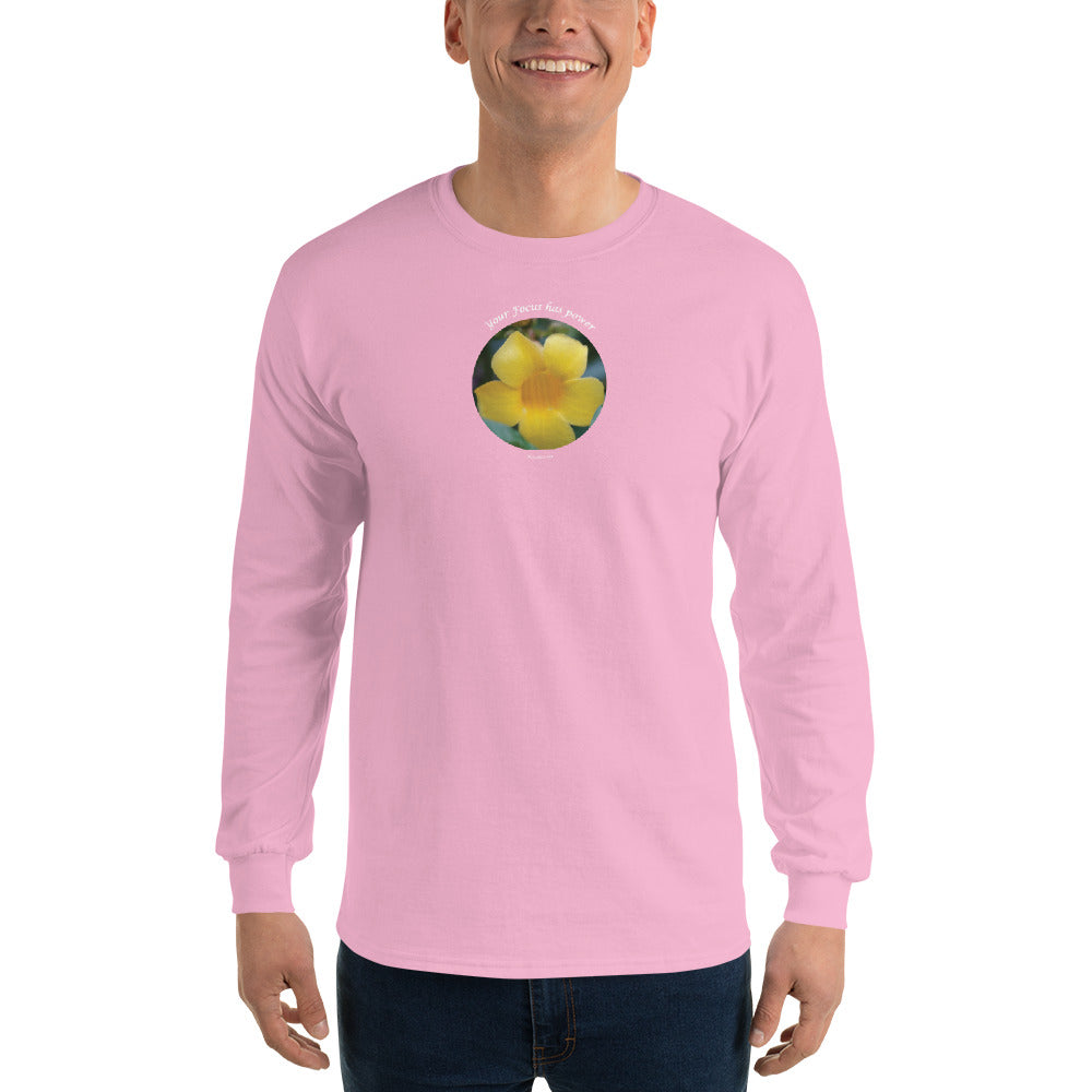 Your Focus has Power_ Men’s Long Sleeve Shirt