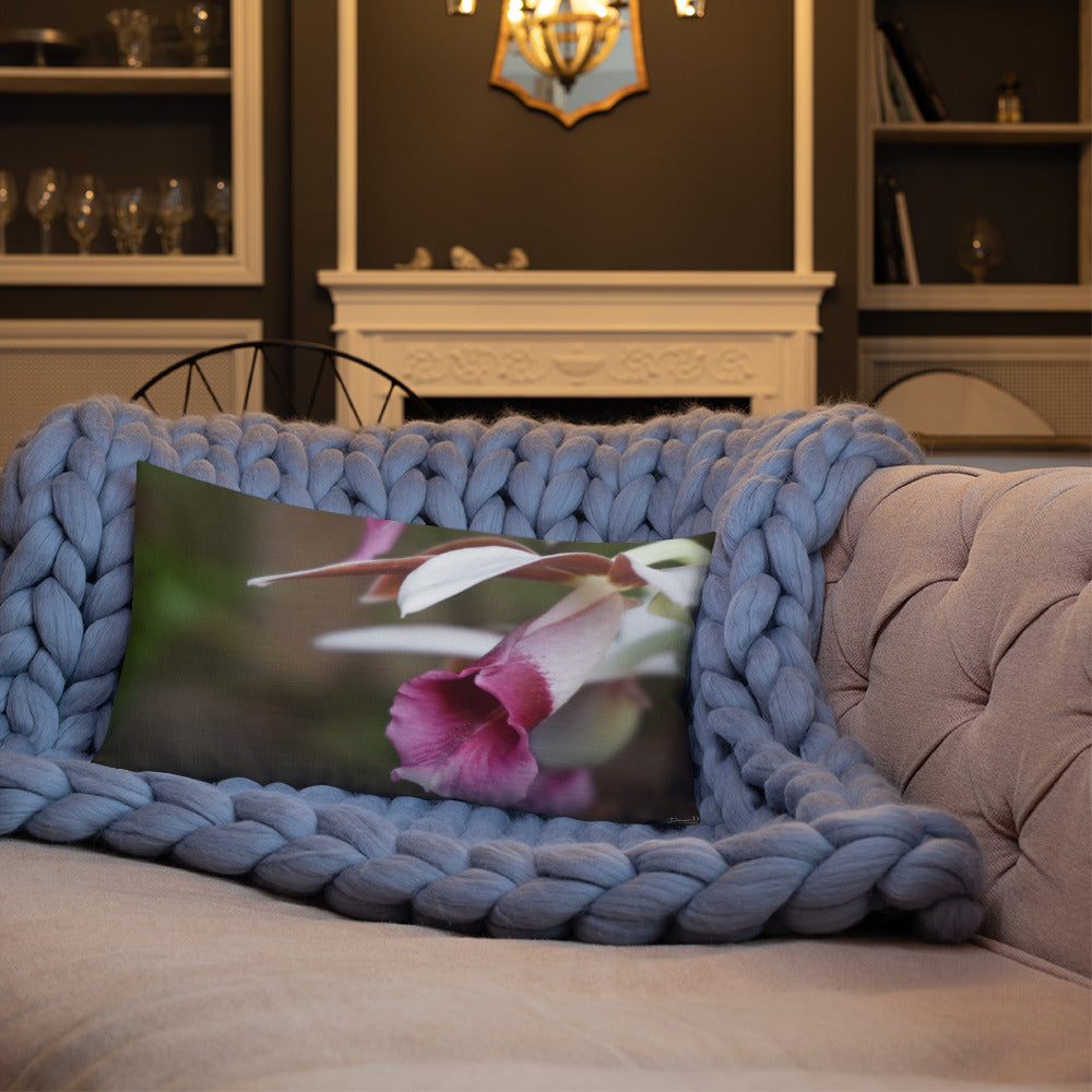 Nun's Cap Premium Pillow with Pink Back