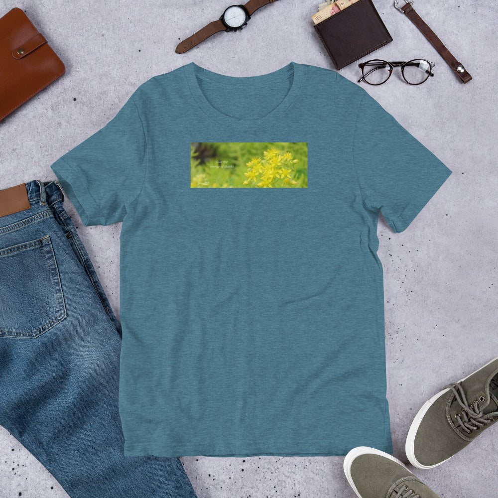 Sedum Angelina Stonecrop "Give the energy of thanks" Unisex T-Shirt