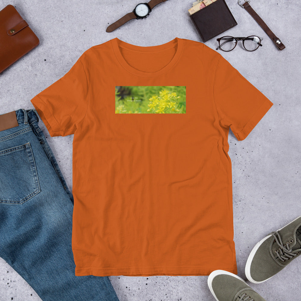 Sedum Angelina Stonecrop "Give the energy of thanks" Unisex T-Shirt
