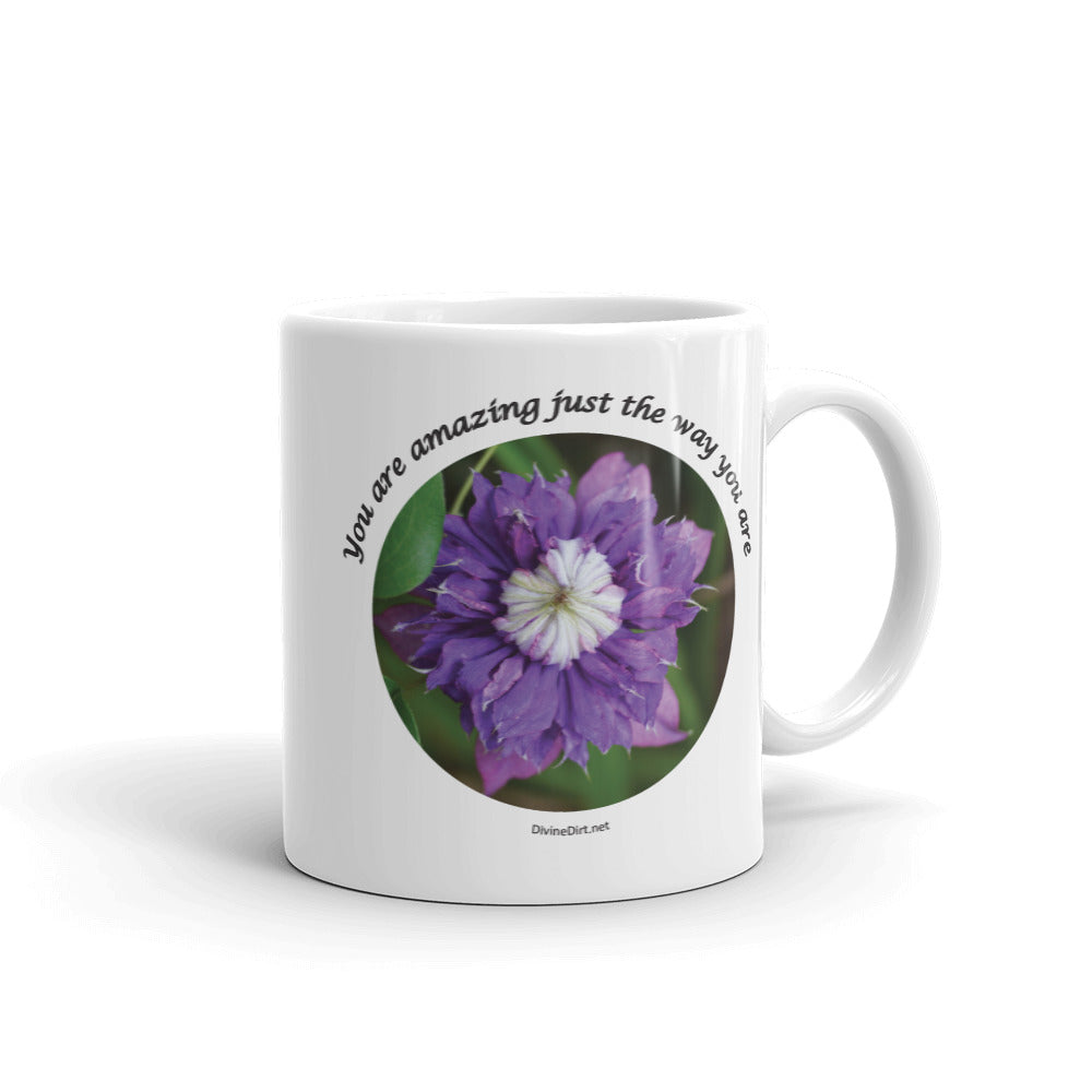 You are amazing just the way you are_purple Clematis
