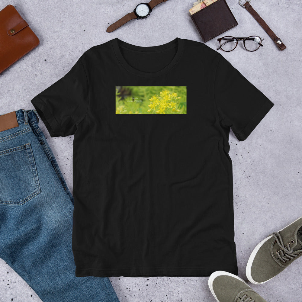 Sedum Angelina Stonecrop "Give the energy of thanks" Unisex T-Shirt