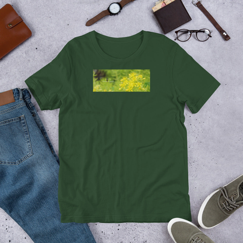Sedum Angelina Stonecrop "Give the energy of thanks" Unisex T-Shirt