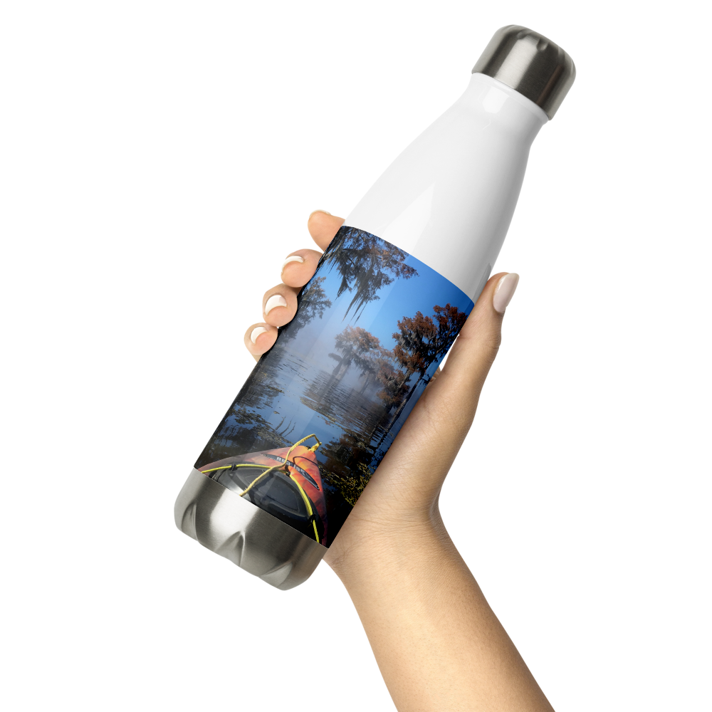 Atchafalaya Basin Kayaking Stainless Steel Water Bottle
