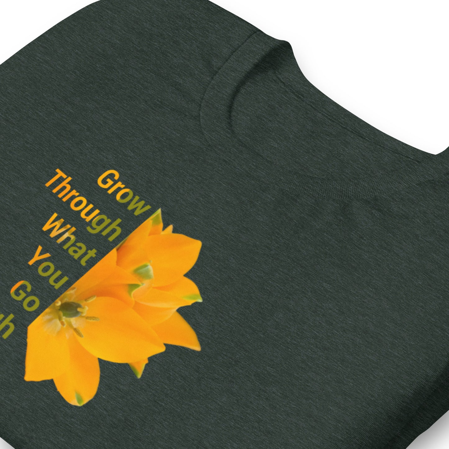 "Grow Through What You Go Through' Unisex t-shirt