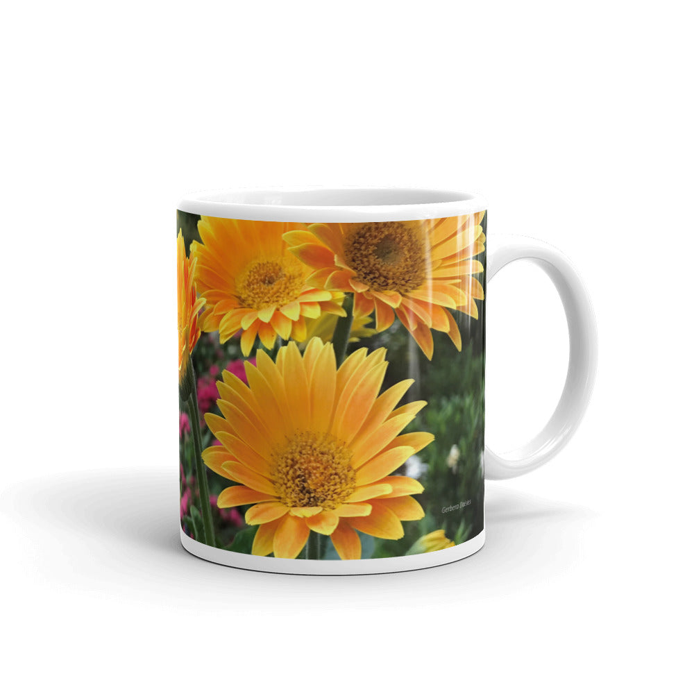 Golden Gerbera Daisies "Enjoy Life"