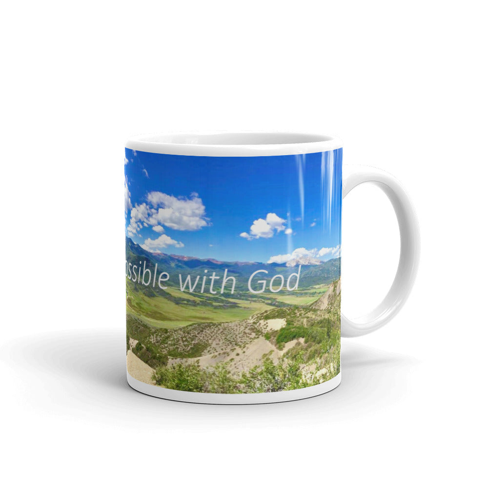 Landscape. “All things are possible with God”