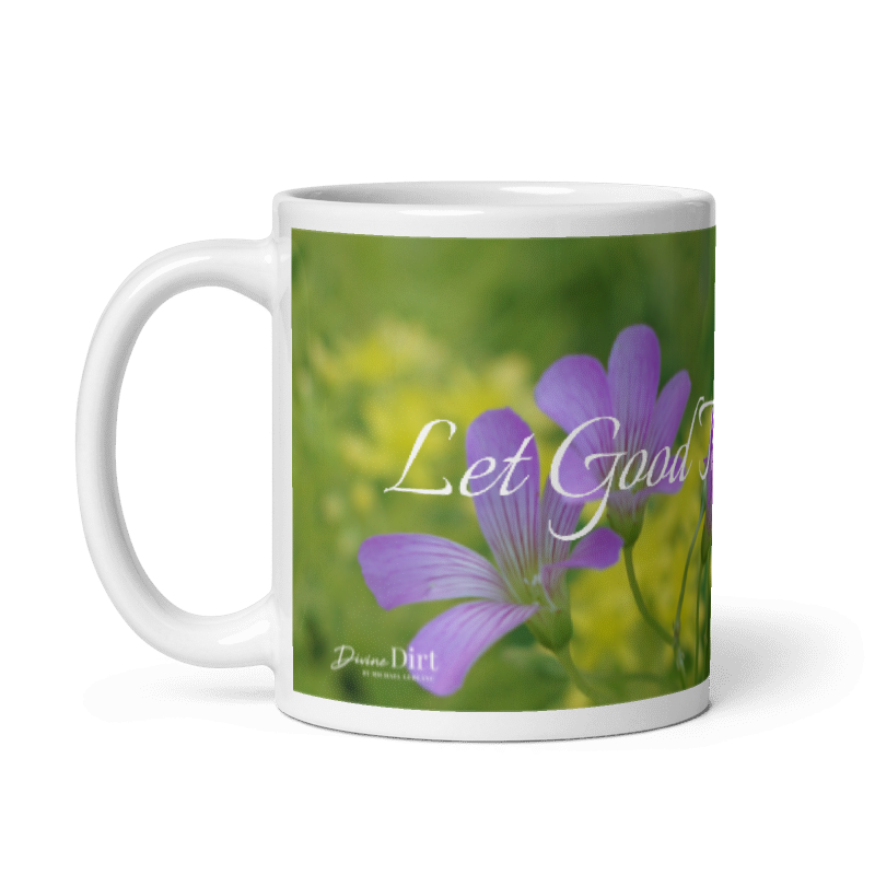 Let Good Thoughts Grow mug Oxalis