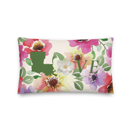 LOVE Premium Pillow (Green)