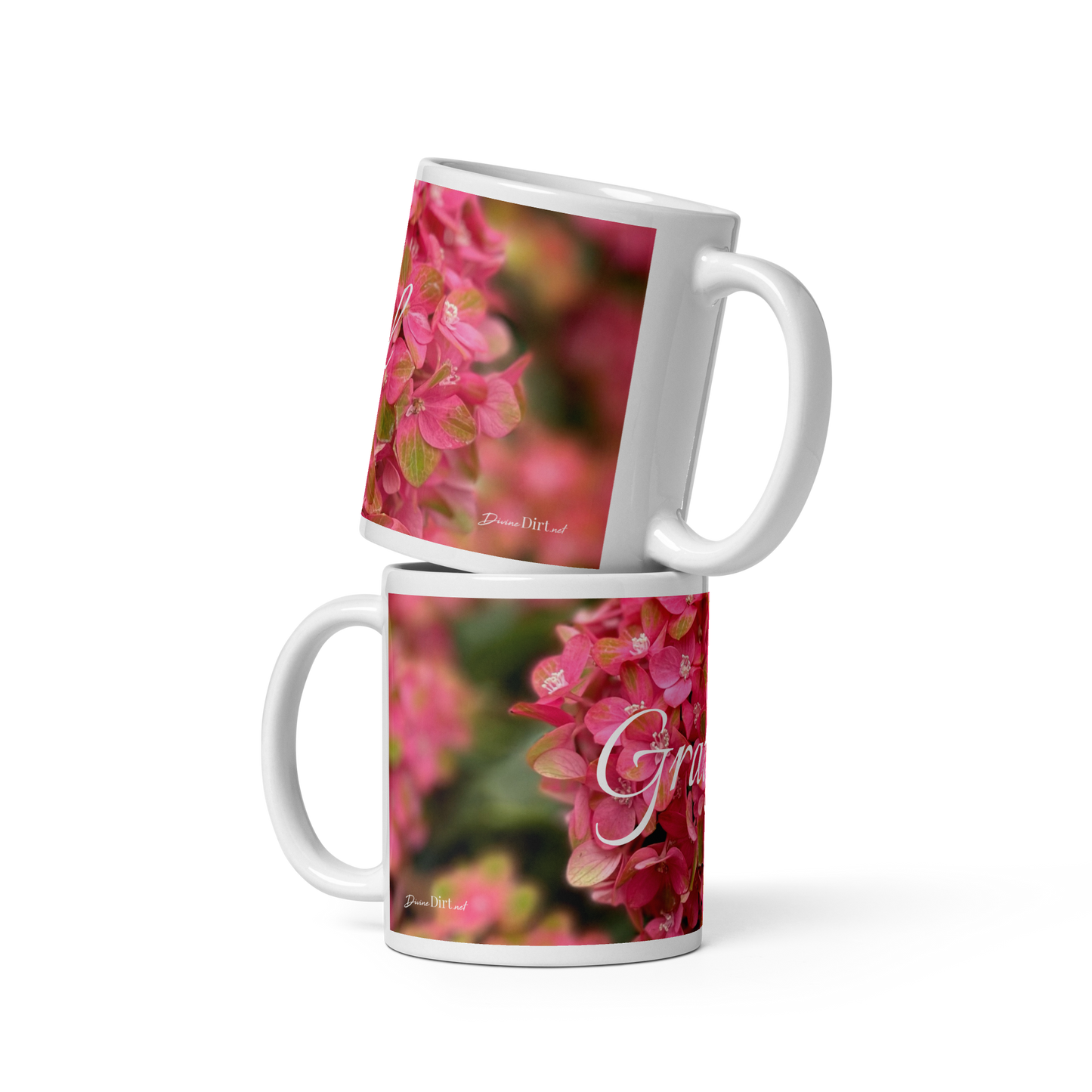 Pink Hydrangea mug