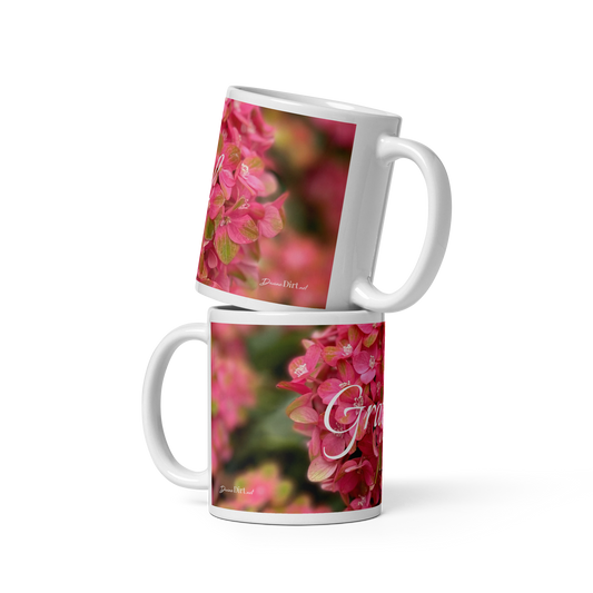 Pink Hydrangea mug