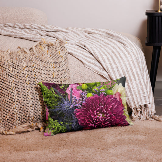 Floral Bouquet Premium Pillow