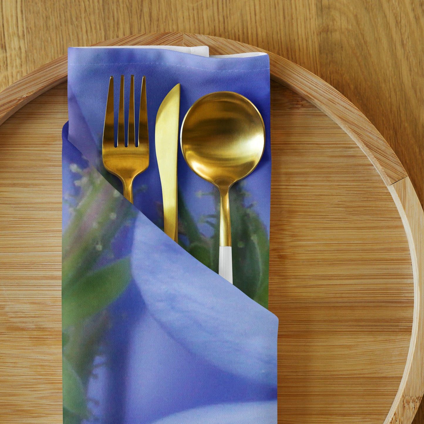 Blue Plumbago Cloth napkin set