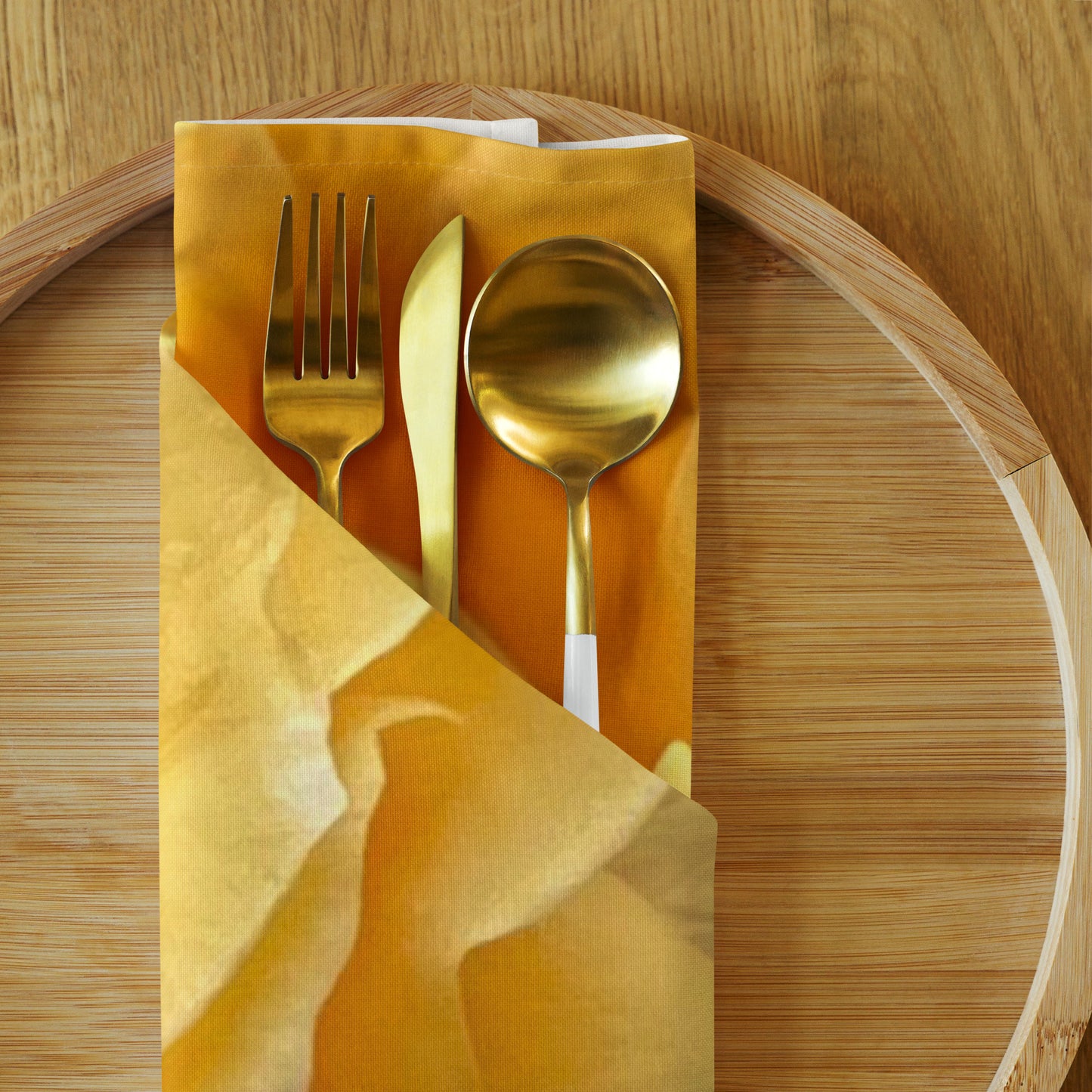 Yellow Rose Cloth napkin set