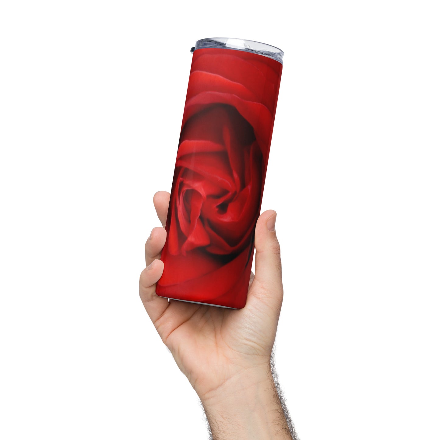 Red Rose Stainless steel tumbler