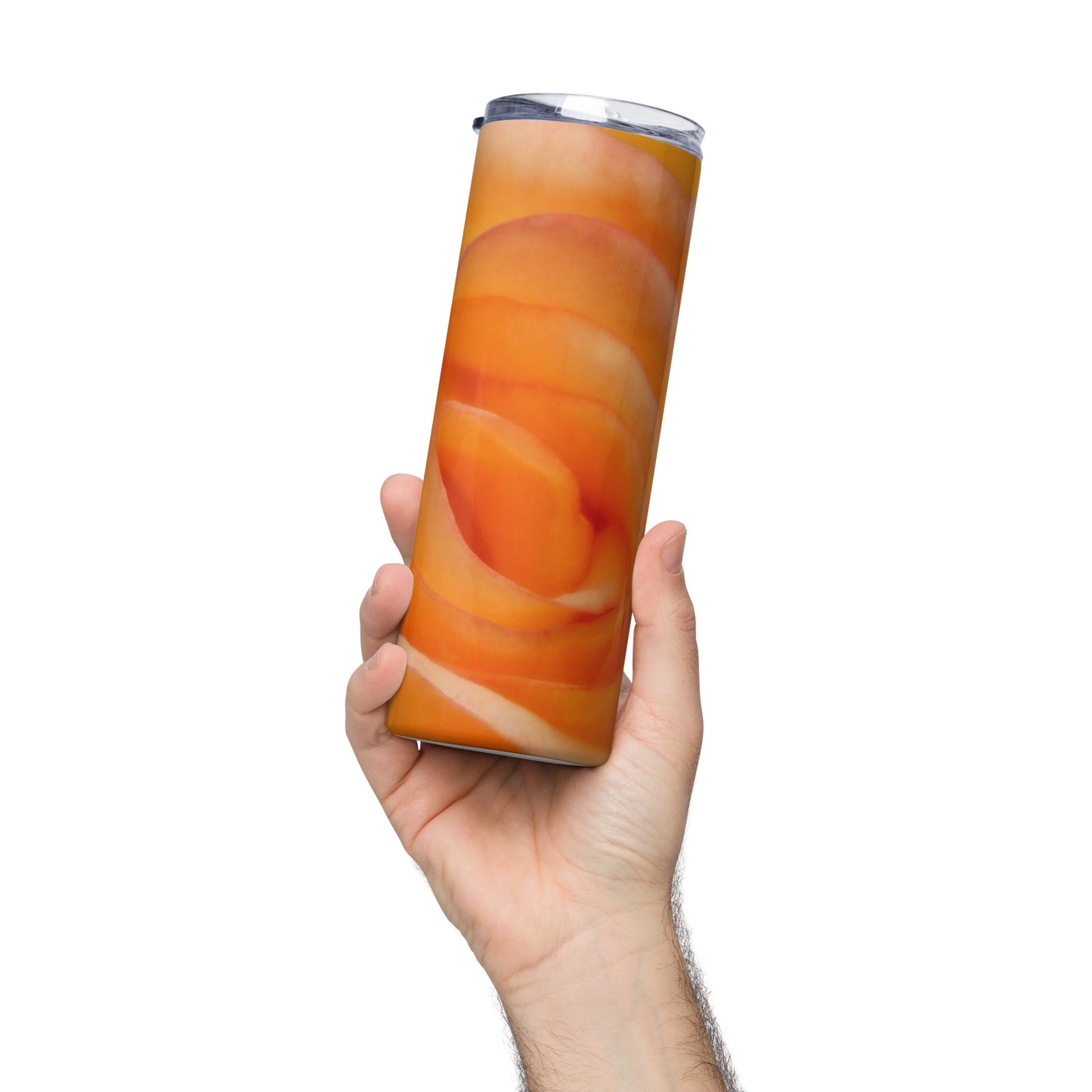 Orange Rose Stainless steel tumbler