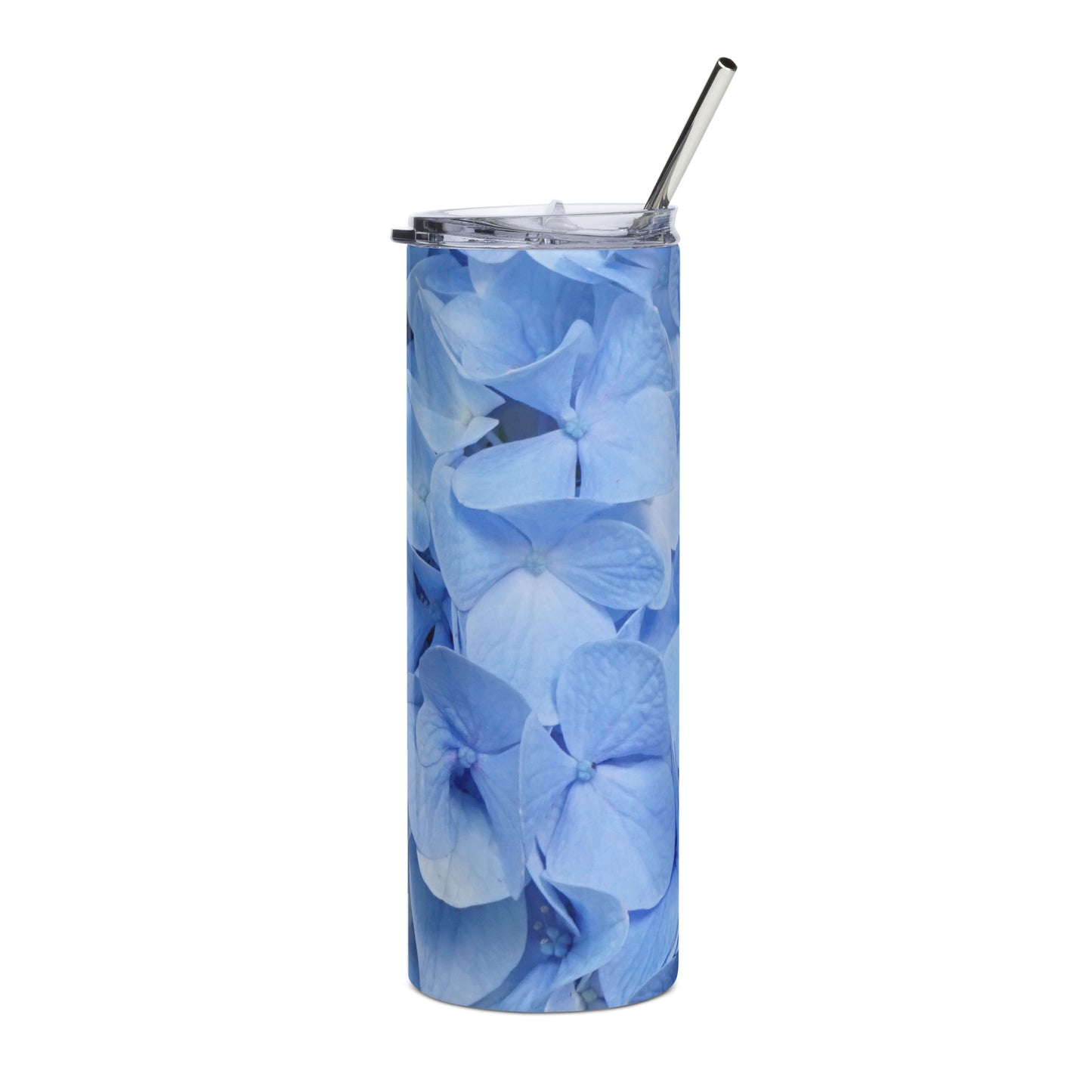 Blue Hydrangea Stainless steel tumbler