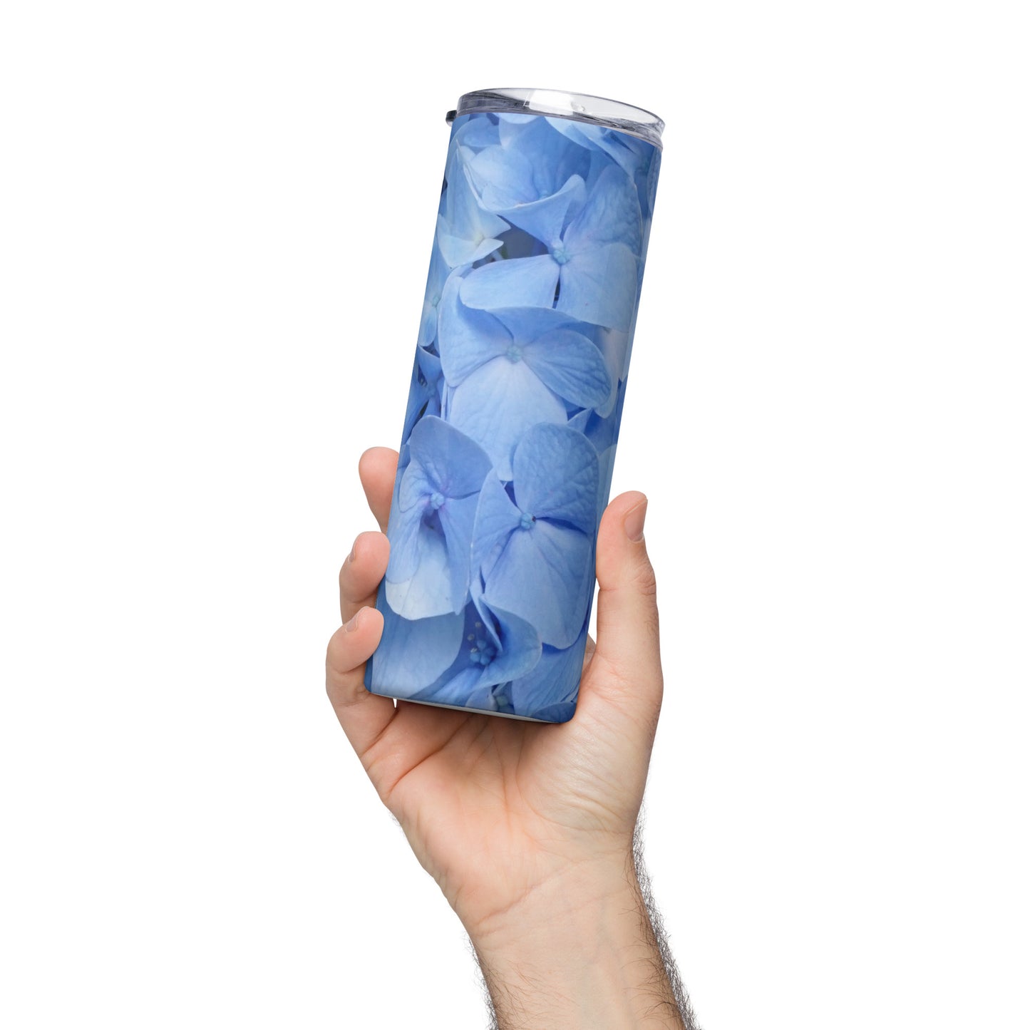 Blue Hydrangea Stainless steel tumbler