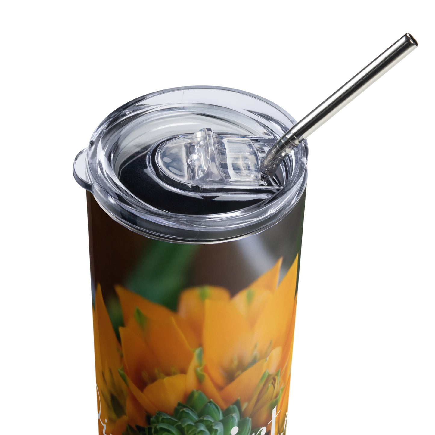 Divine Dirt Orange Star Stainless steel tumbler