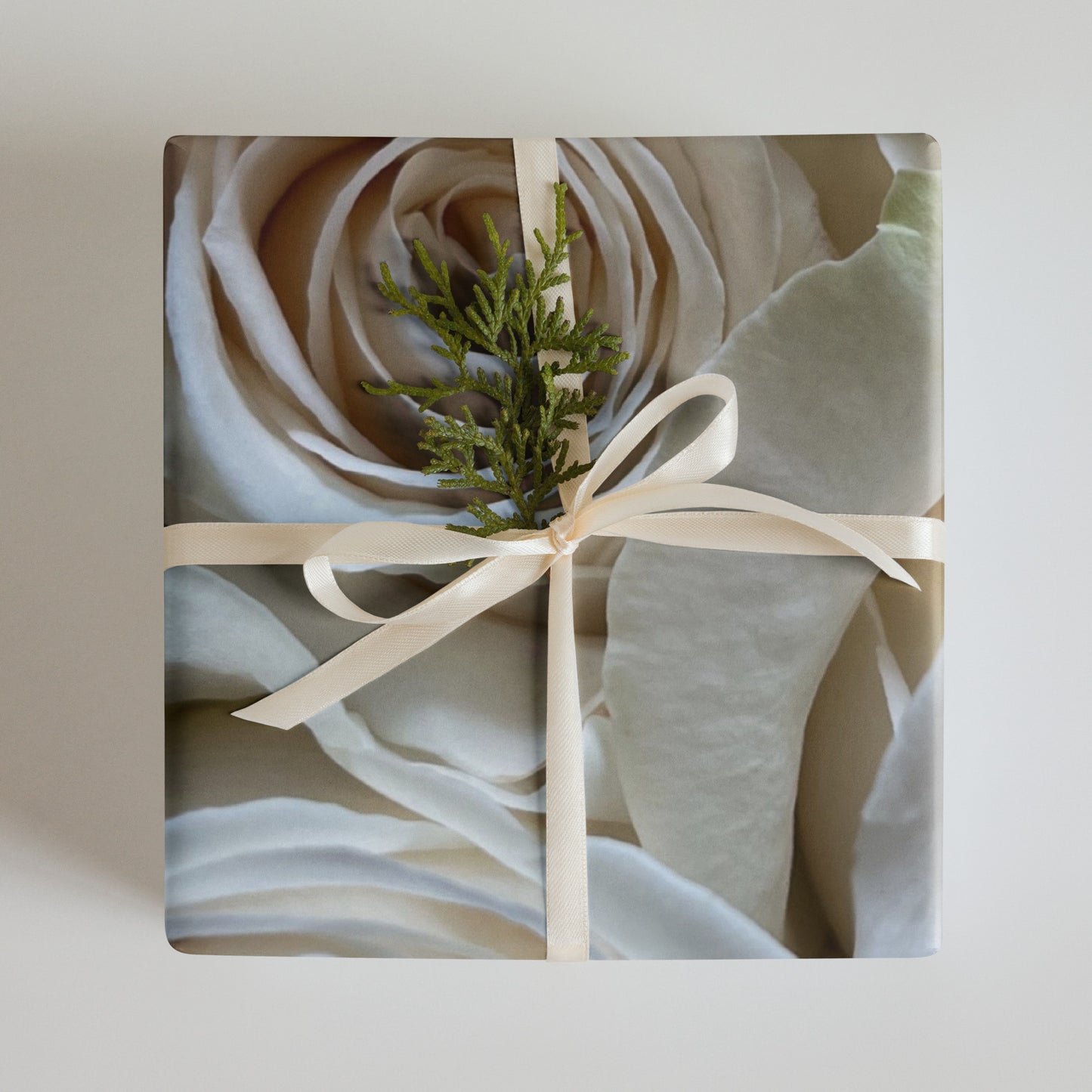 White Roses Wrapping paper sheets