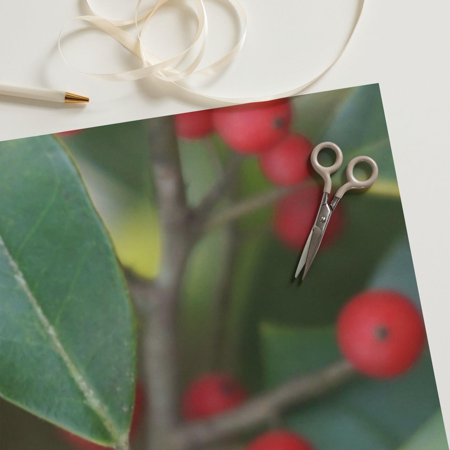 Holly Berries Wrapping paper sheets