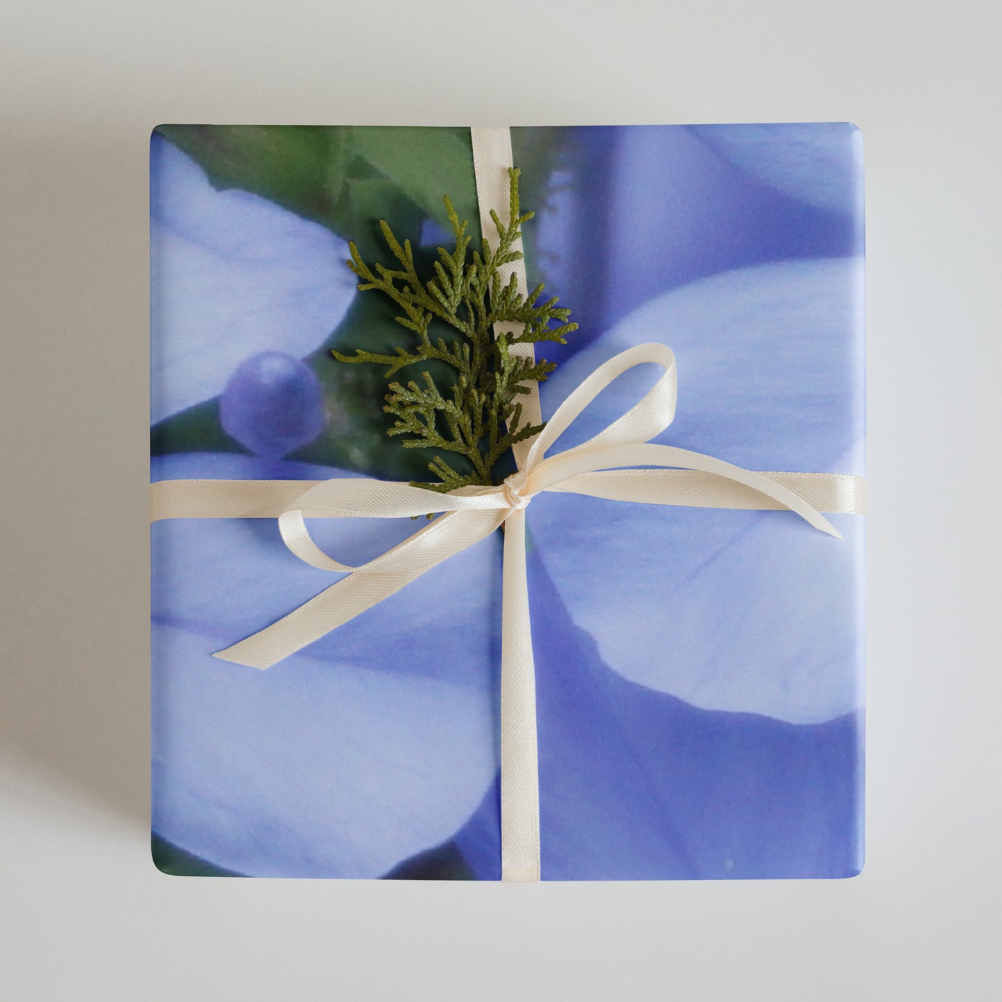 Blue Plumbago Wrapping paper sheets