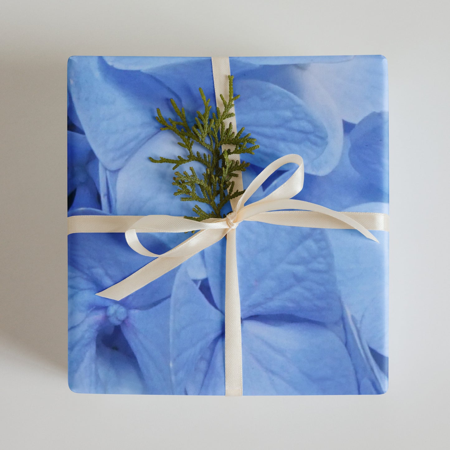 Blue Hydrangea Wrapping paper sheets