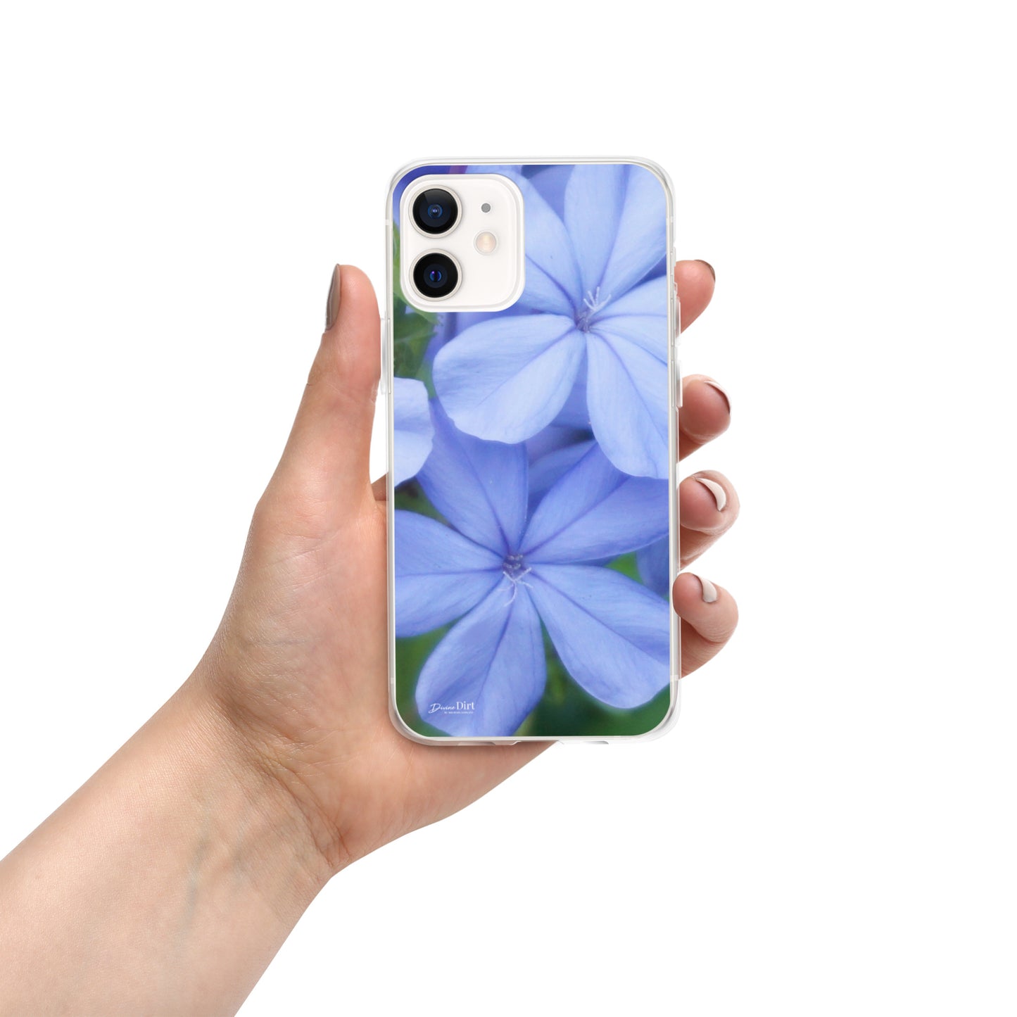 Blue Plumbago iPhone Case