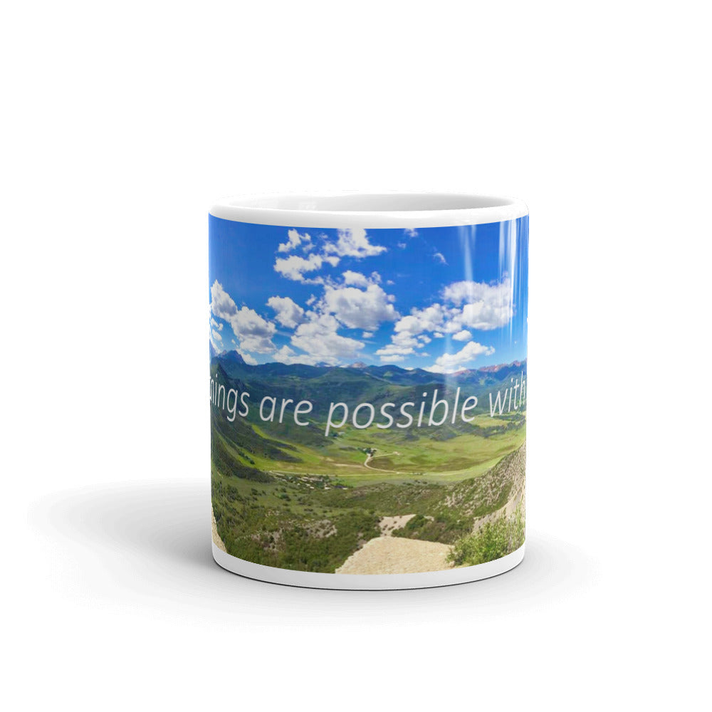 Landscape.  “All things are possible with God”